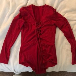Red Bodysuit